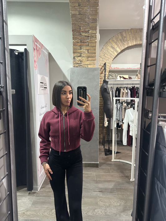 Felpa Princess Bordeaux