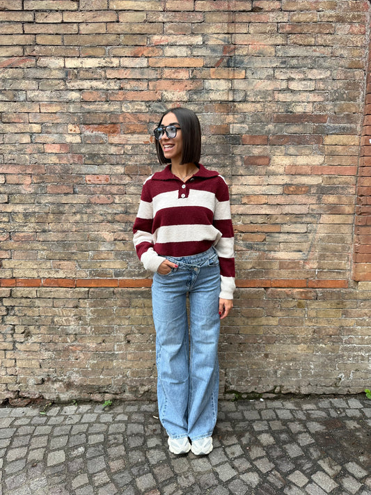 Maglione Rigless Bordeaux